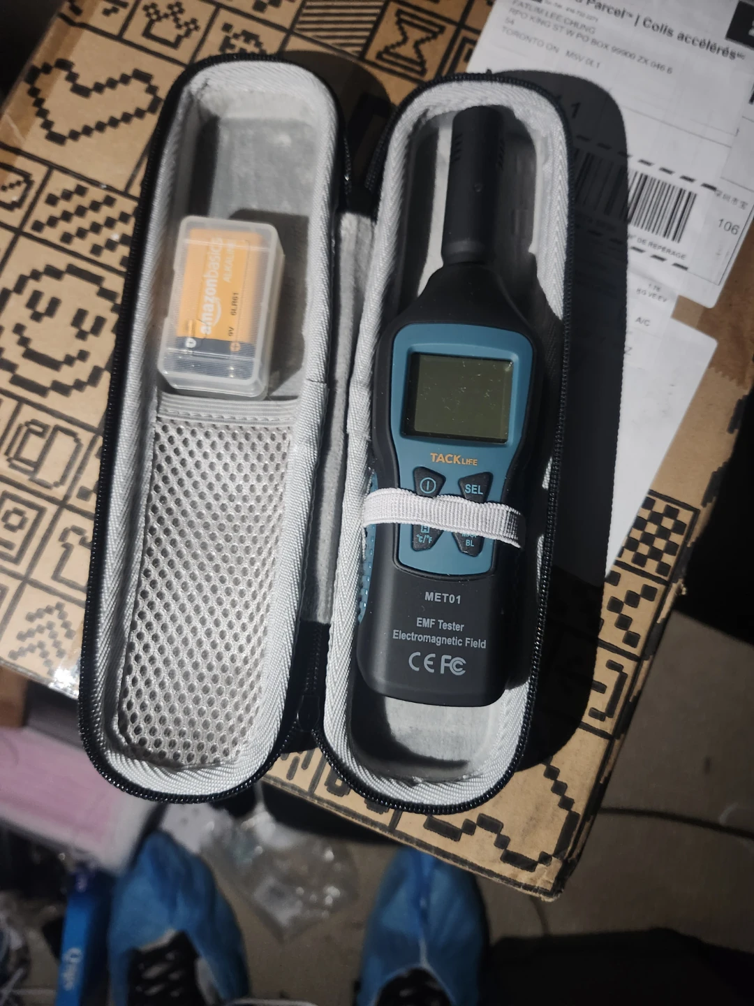 TACKLIFE MET01 EMF Tester Electromagnetic Field Meter
