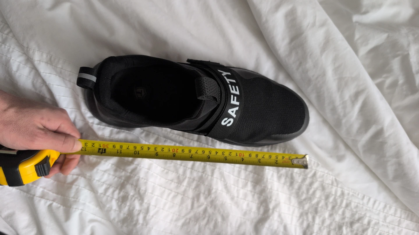 Black Steel Toe Safety Shoes - photo 3