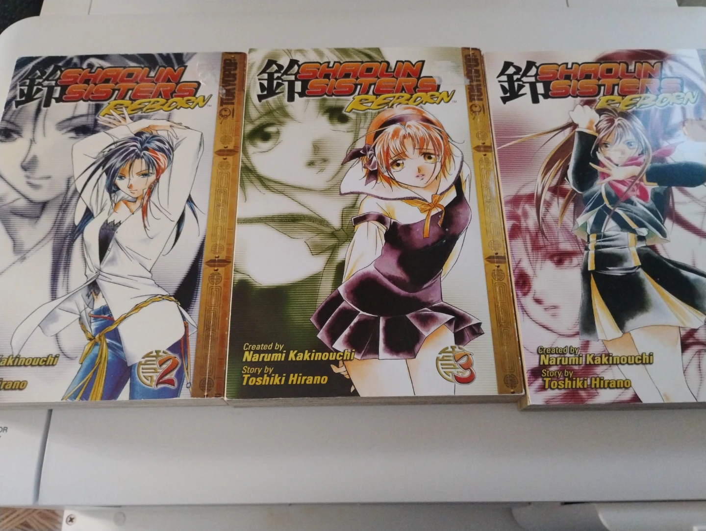 Shaolin Sisters Reborn Manga Volumes 2, 3 & 4