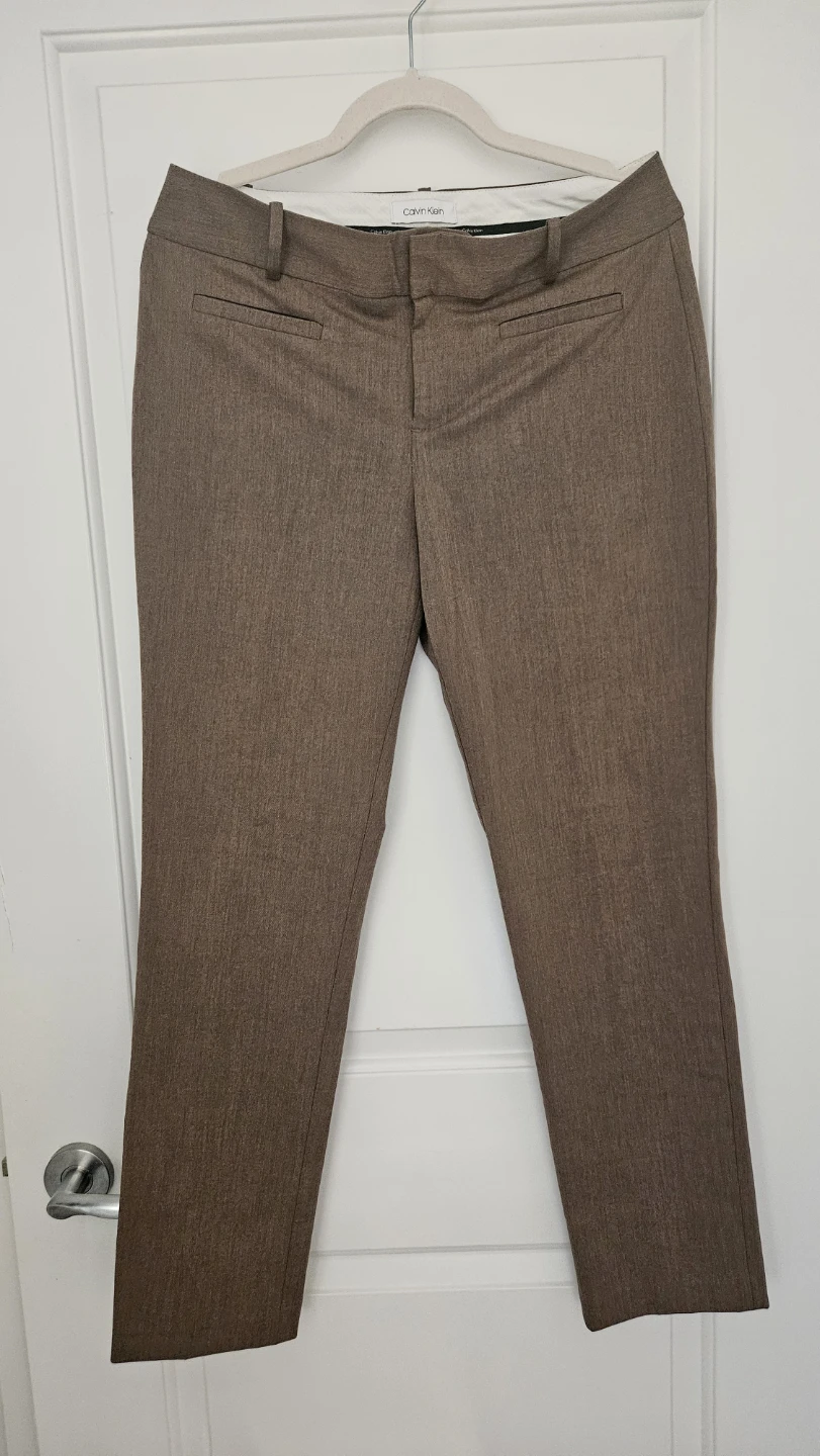Calvin Klein Women's Size 8 Brown Dress Pants - photo 5