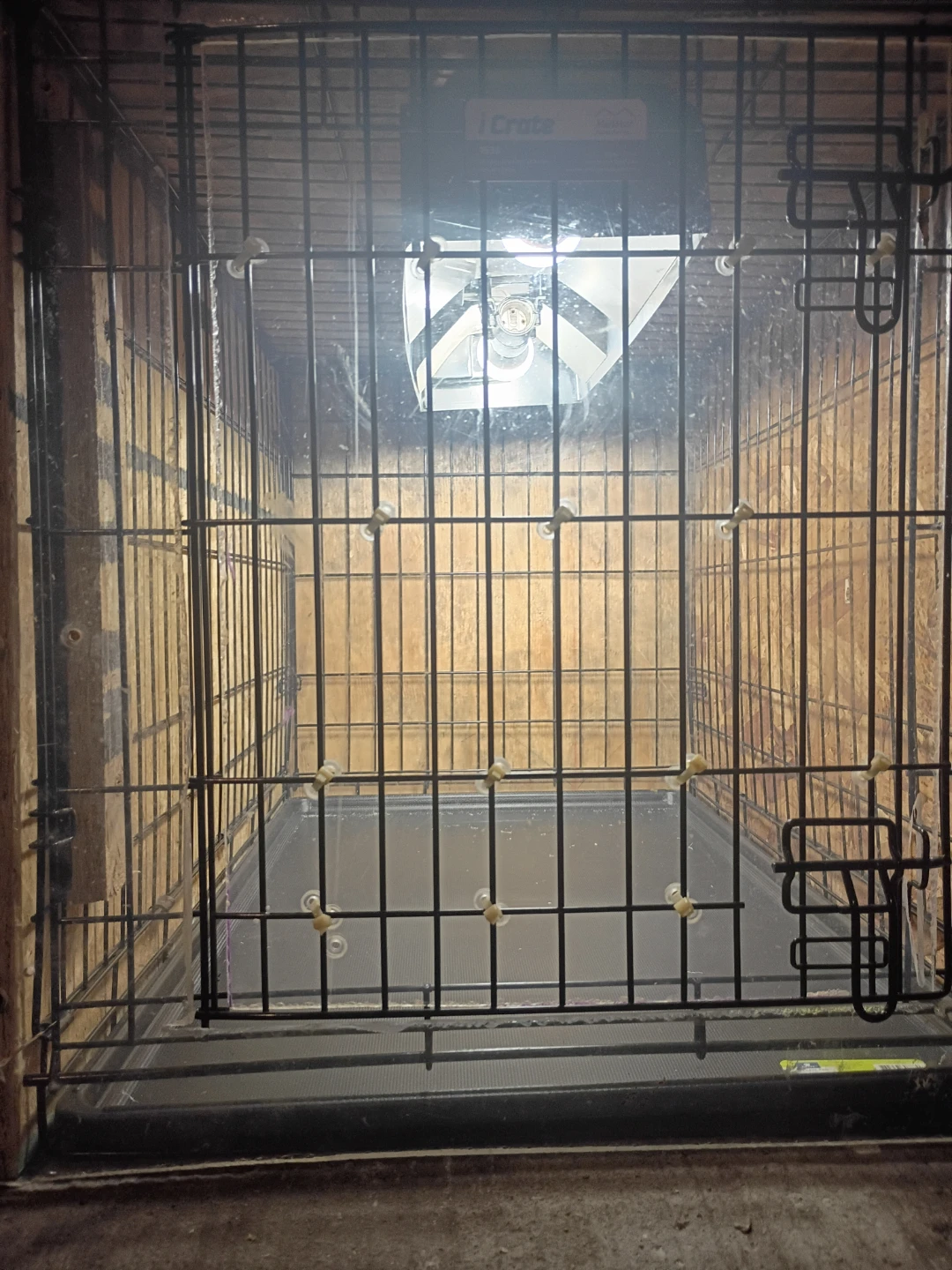 iCrate Pet Crate with Plush Pet Bed - photo 2