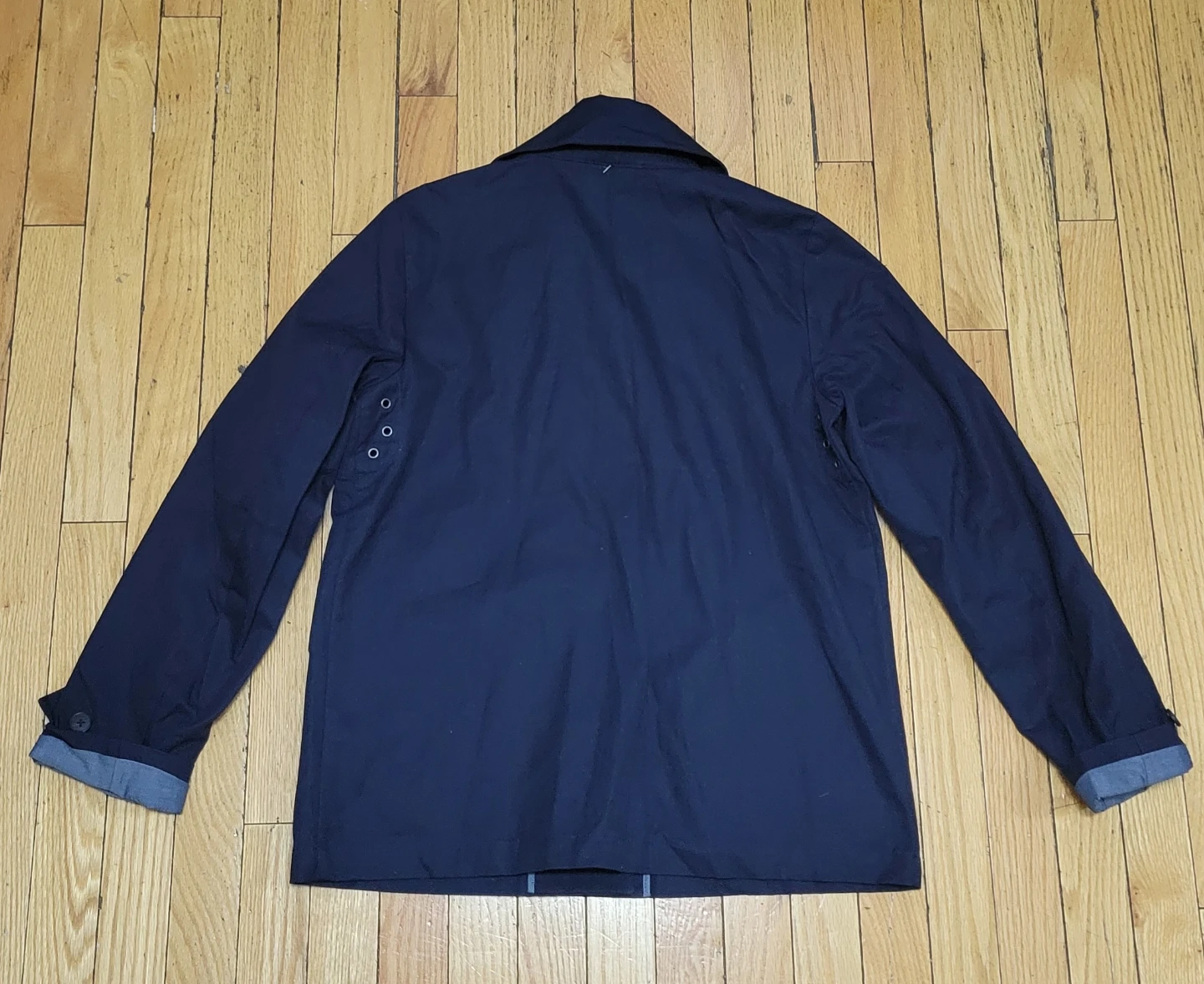GAP Men's Navy Cotton Blend Jacket - Size M - photo 5