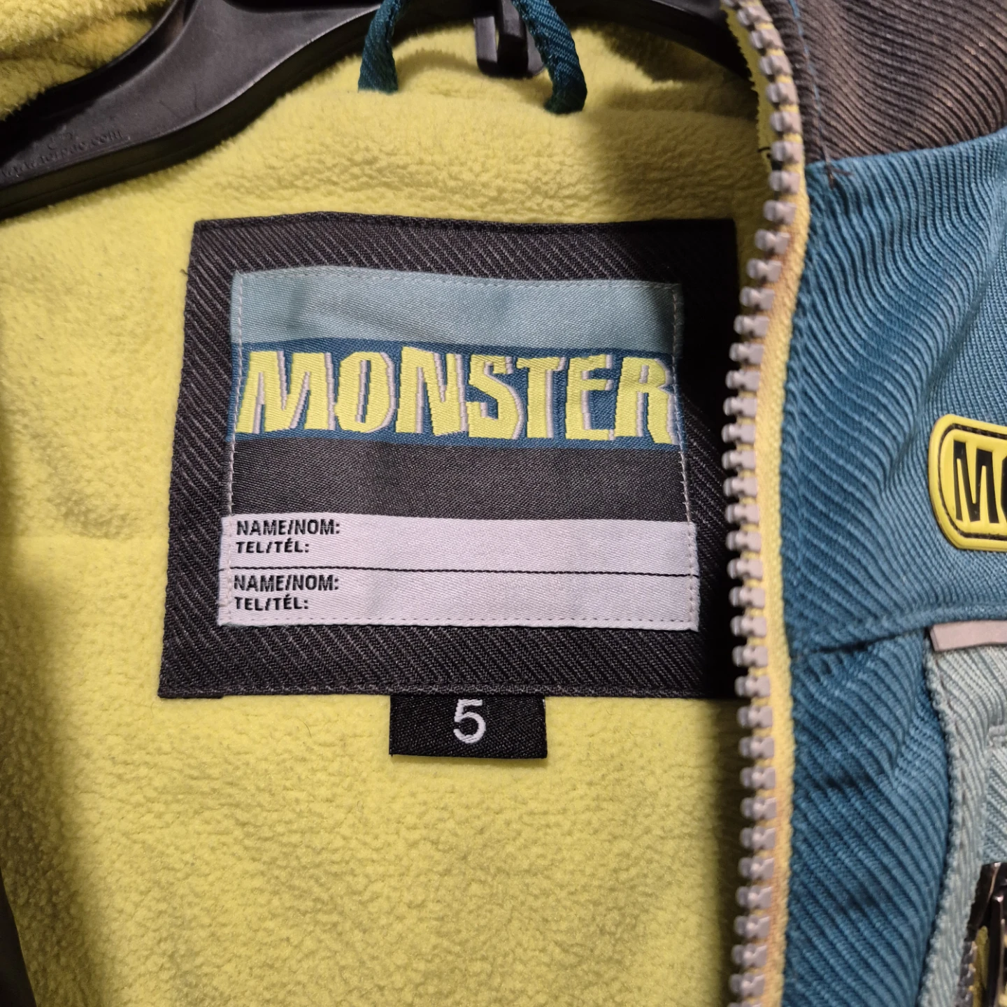 Monster Kids Winter Jacket Size 5 - photo 3