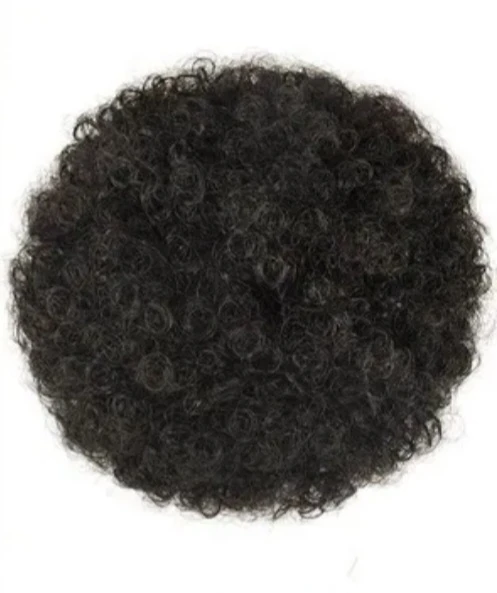 Curly Hair African Big Hair Bun (new never used)