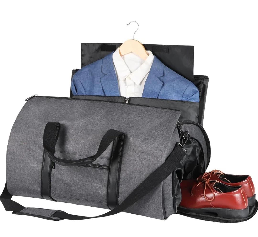 Convertible Garment Bag with Shoulder Strap Carry on Garment ...