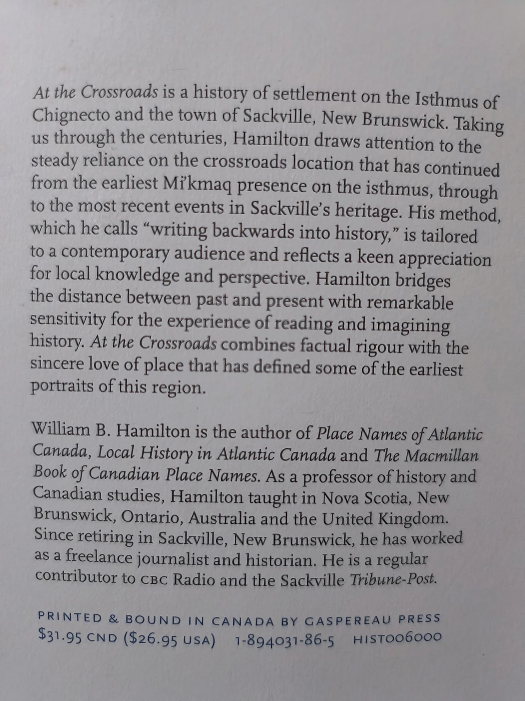 History of Sackville, New Brunswick. Softcover, new condition - photo 3