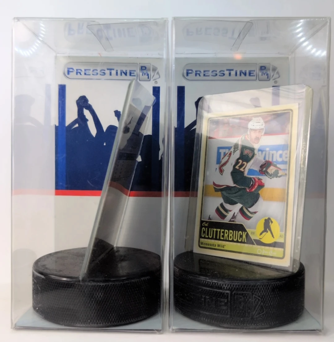Cal Clutterbuck Hockey Card Display - Minnesota Wild