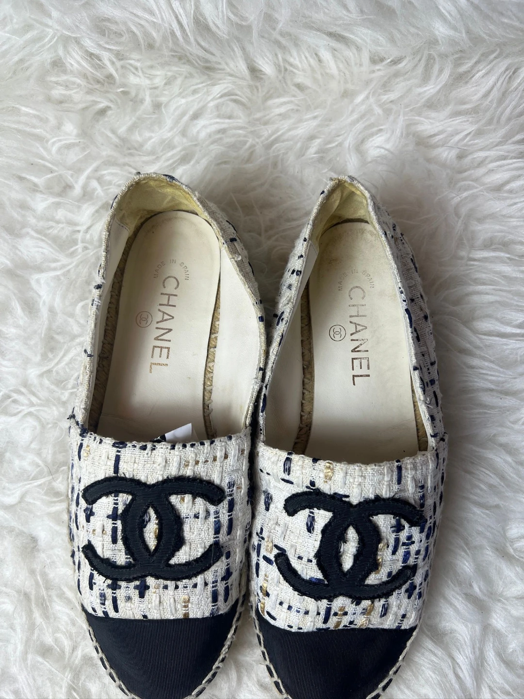 Chanel Espadrille Flats Women's Size 39 - photo 5