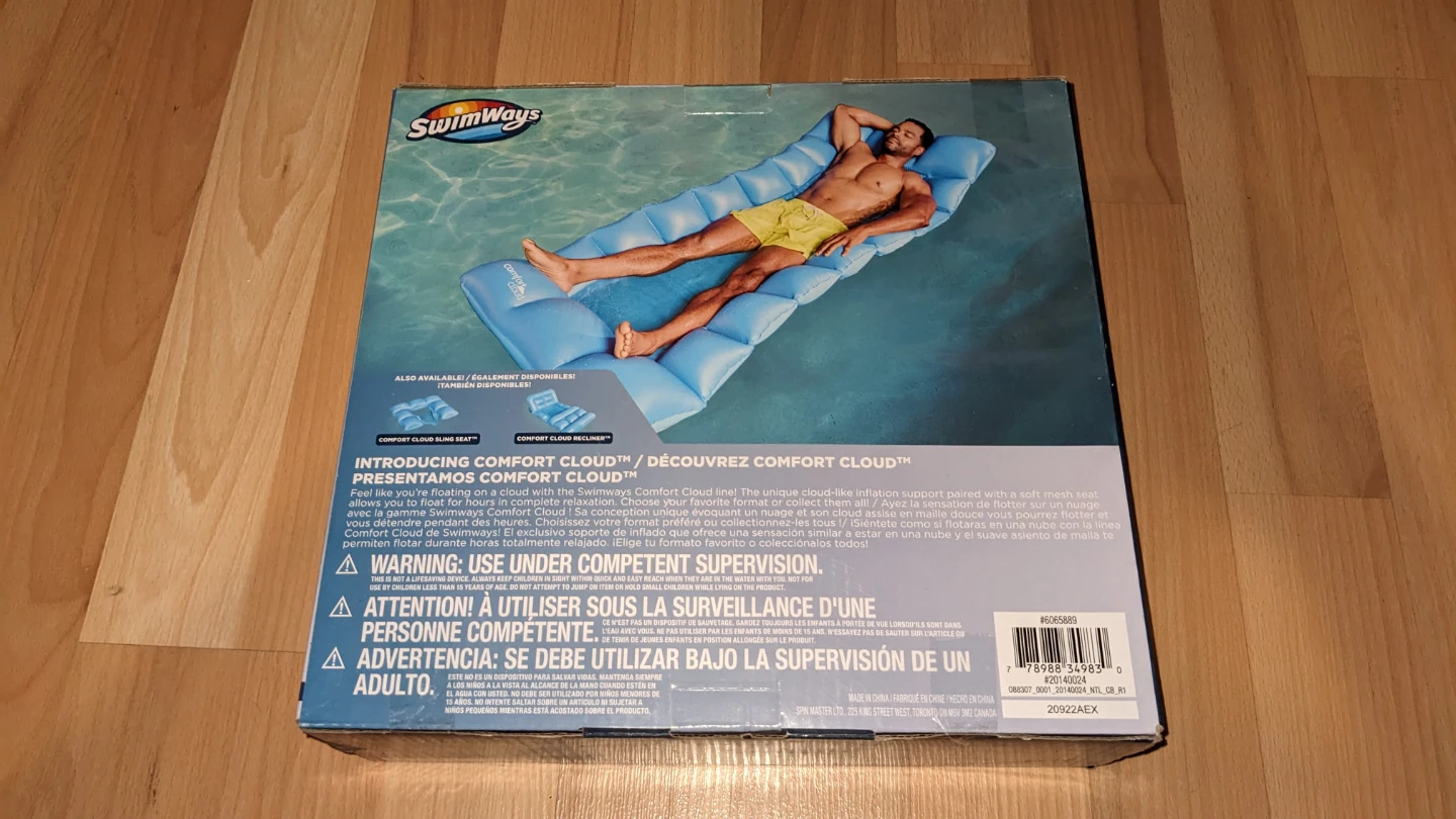 65% off! New SwimWays fresh water pool lounger - photo 3
