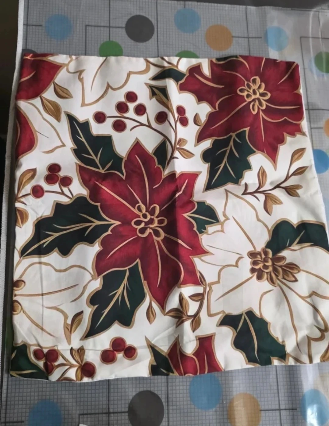 Christmas Poinsettia Pillow Covers (Set of 2)🏆