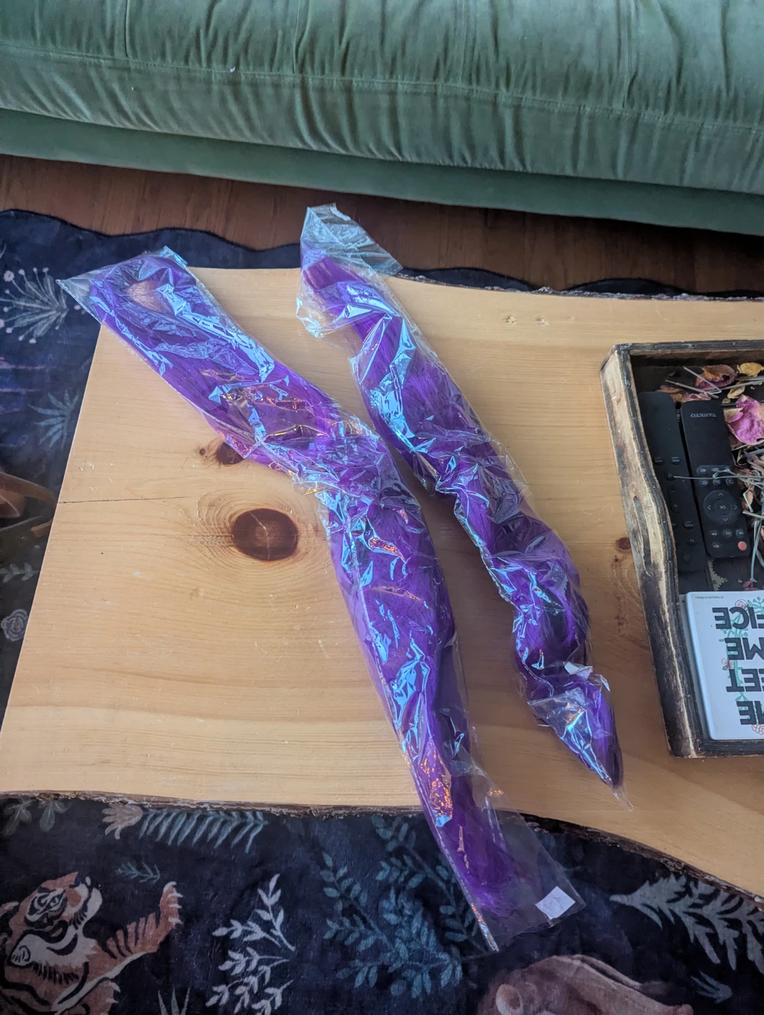 Purple Hair Extensions - photo 2