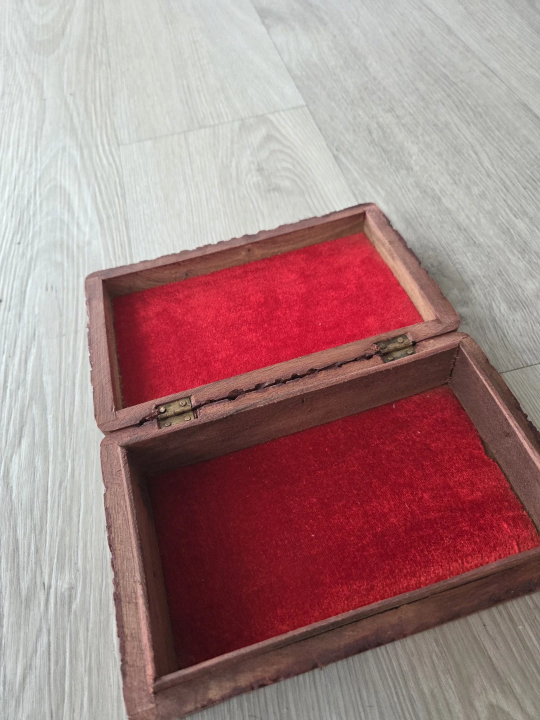 Antique wooden jwellery box - photo 2