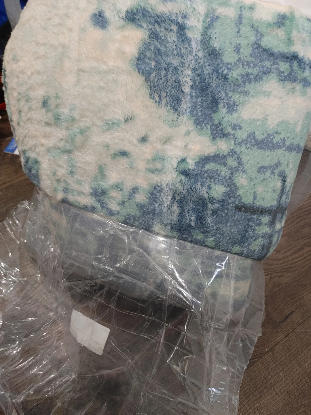 🧡BRAND NEW MODERN ABSTRACT INK BLUE AREA RUG - photo 3