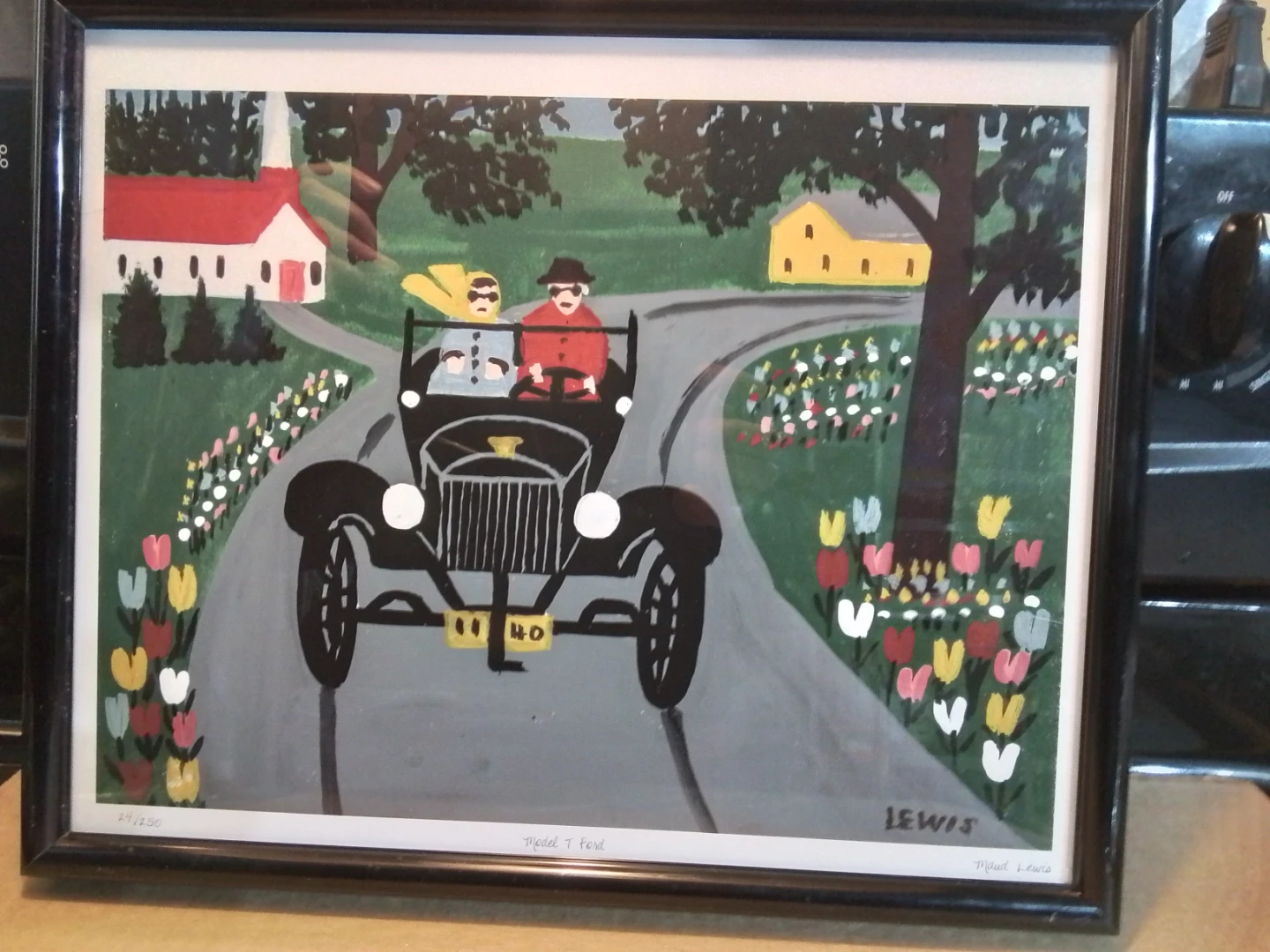 Maude Lewis  - "Model T Ford" 24/250 Signed New