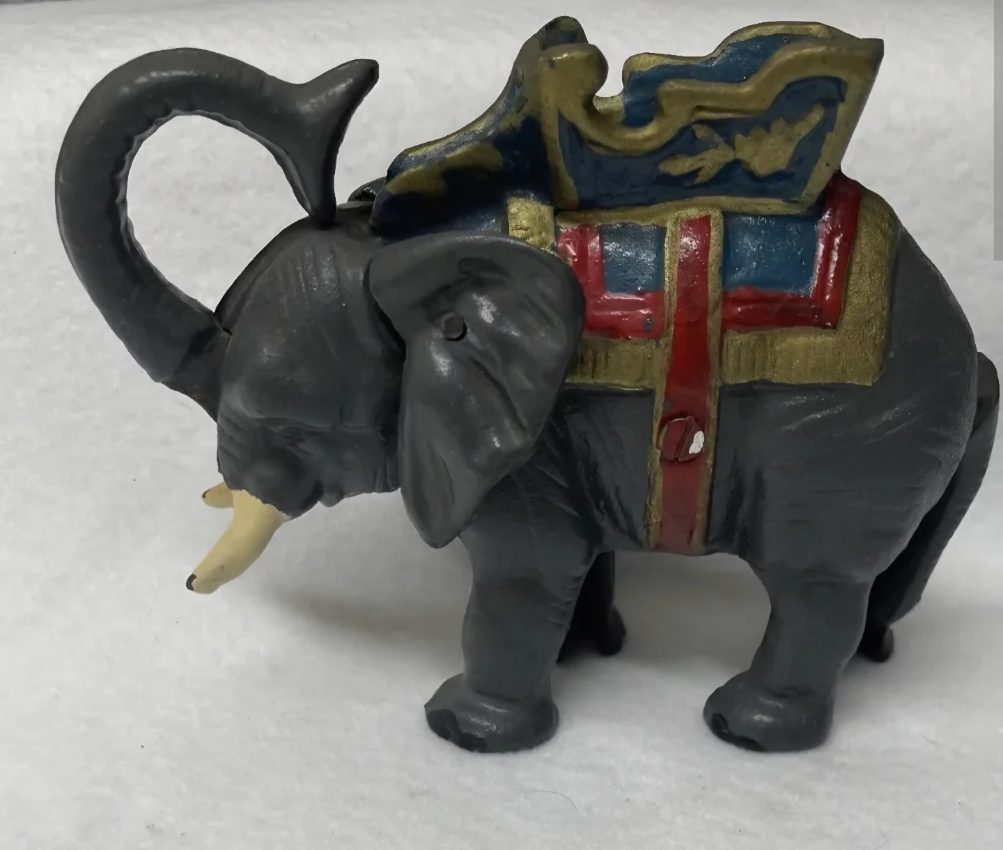 Cast iron  Elephant coin bank