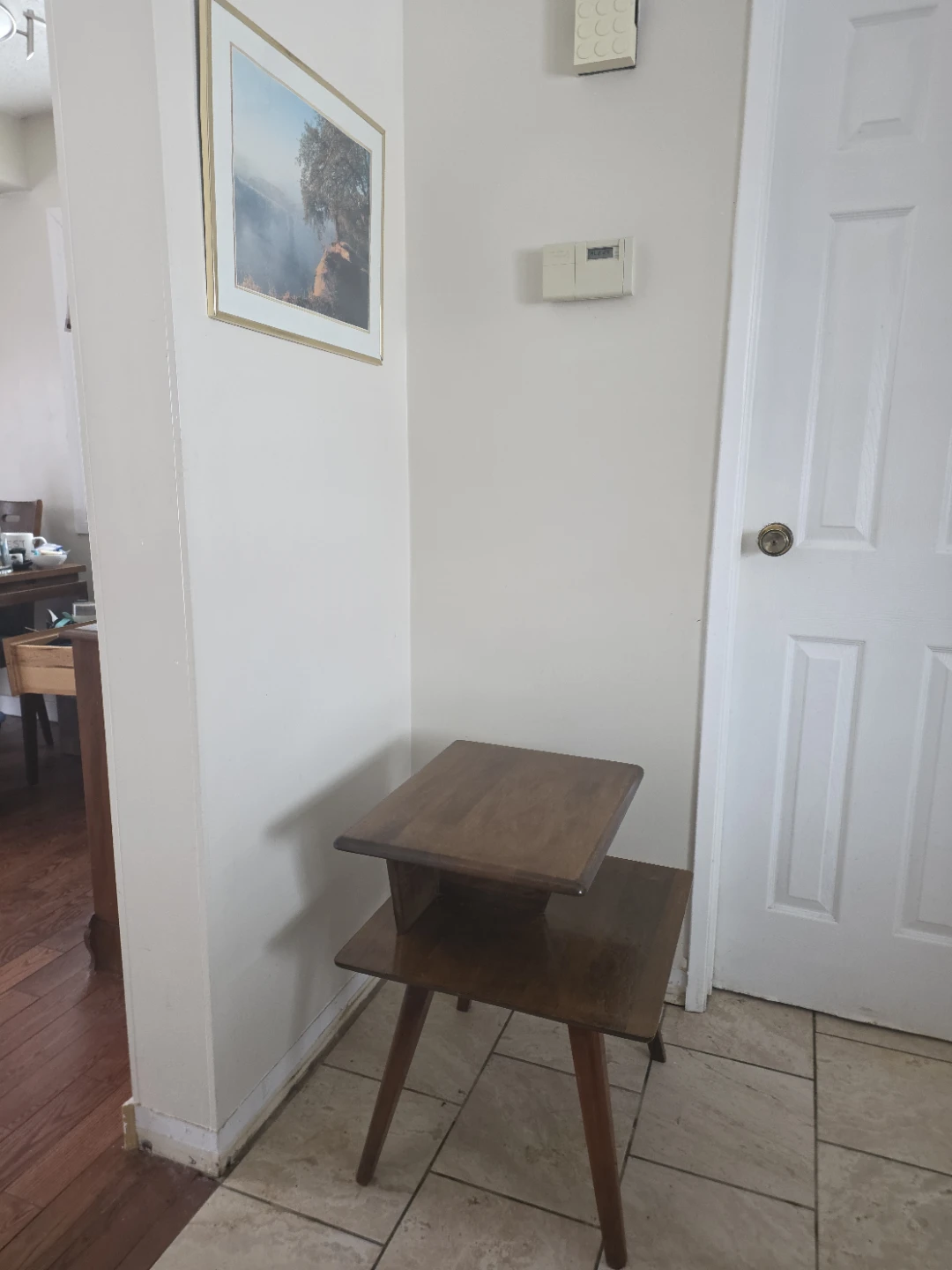 2-Tier Wood Side Table - photo 4