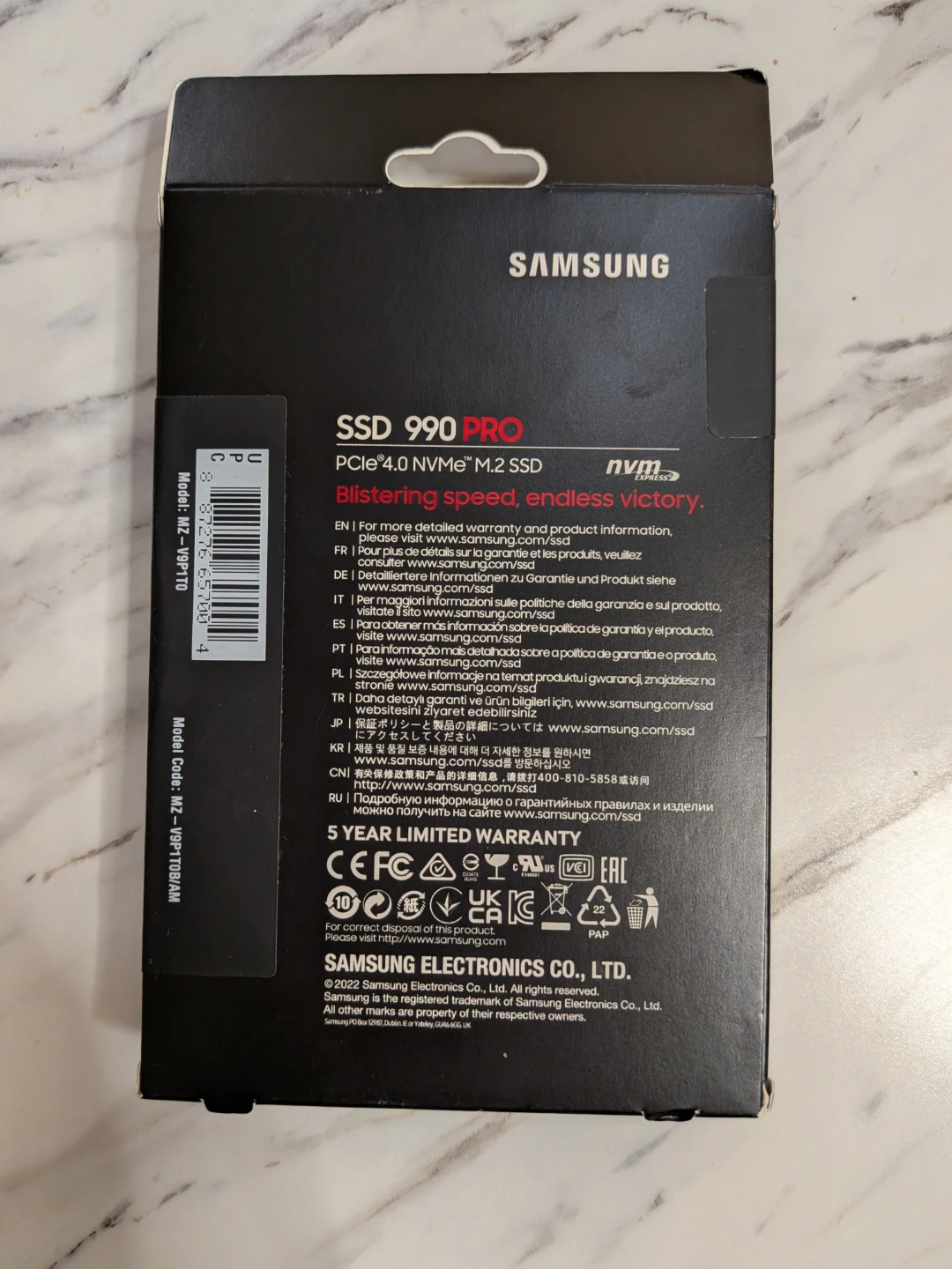 Samsung 990 Pro 1TB NVMe M.2 SSD - photo 3