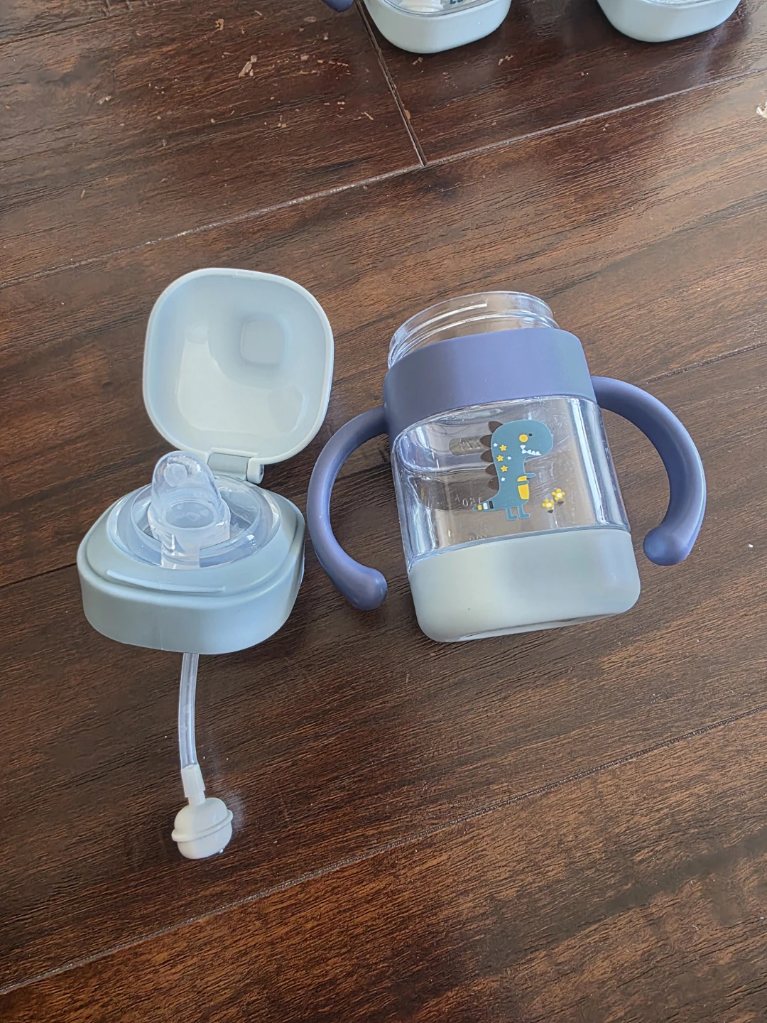 Baby Sippy Cup with Handles - Dinosaur Design - photo 2