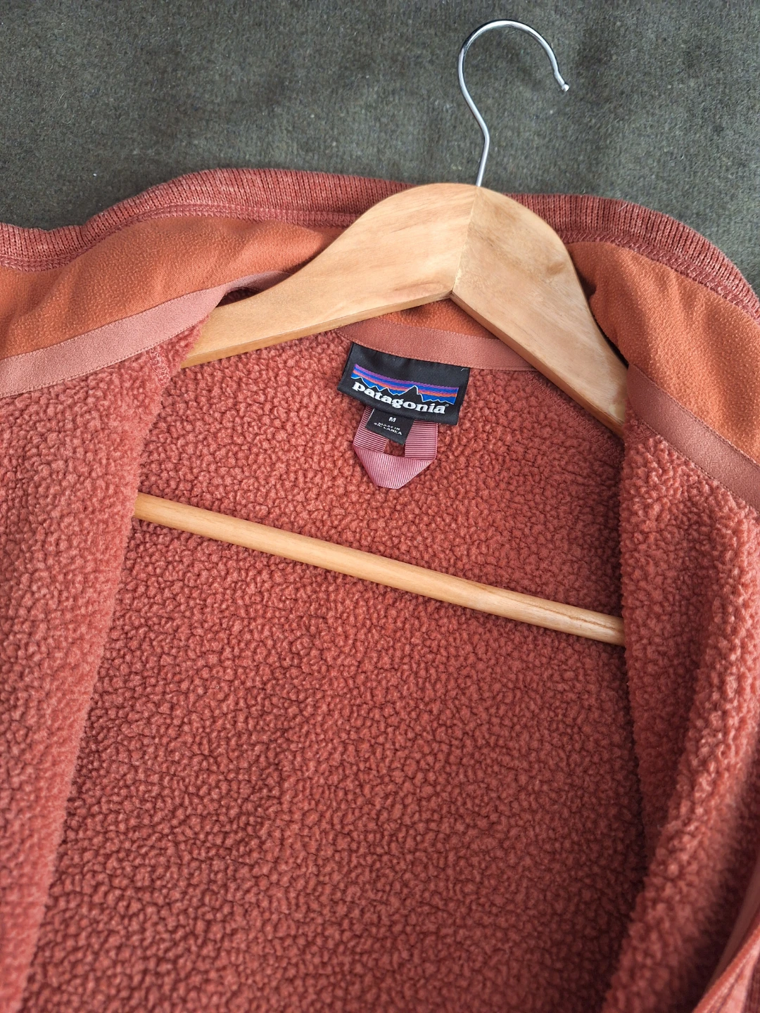 Patagonia Fleece Jacket Women's Size M Orange - photo 2