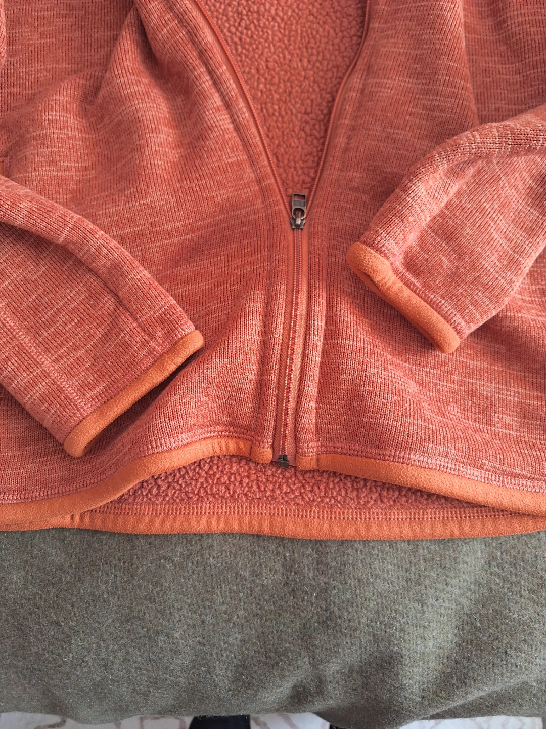 Patagonia Fleece Jacket Women's Size M Orange - photo 3