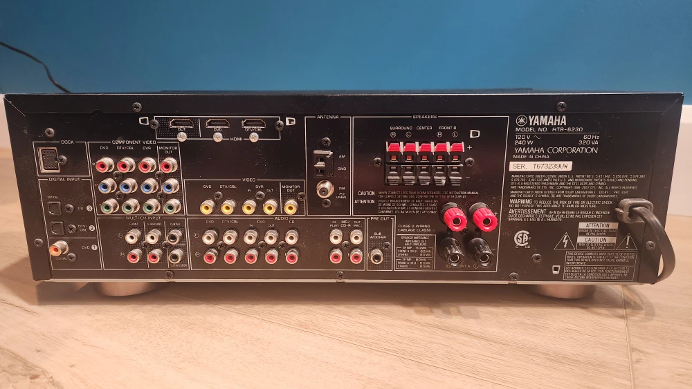 Yamaha Natural Sound AV Receiver HTR-6230 (with remote) - photo 3