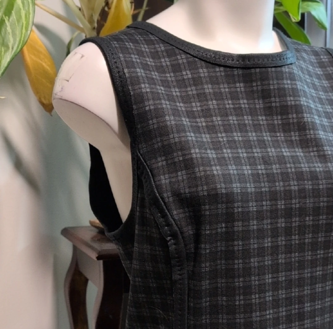 Max Studio Plaid Sleeveless Dress Size M - photo 2
