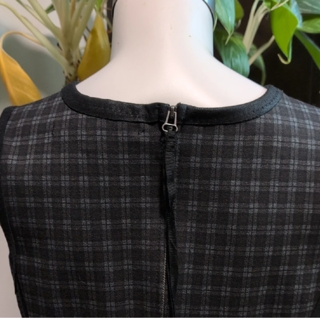 Max Studio Plaid Sleeveless Dress Size M - photo 4