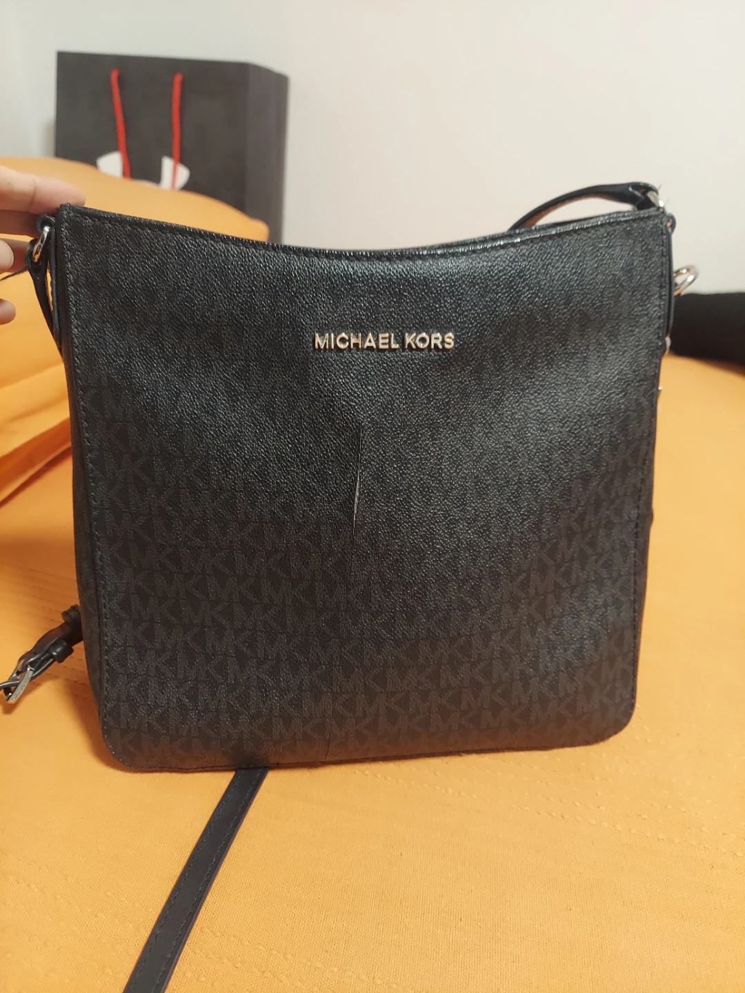 Michael Kors Black Signature Logo Crossbody Bag - photo 5
