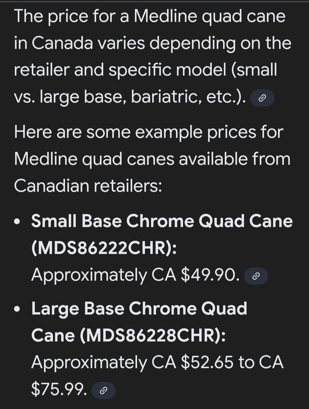 Medline Chrome Quad Cane 🏆✨️ - photo 2