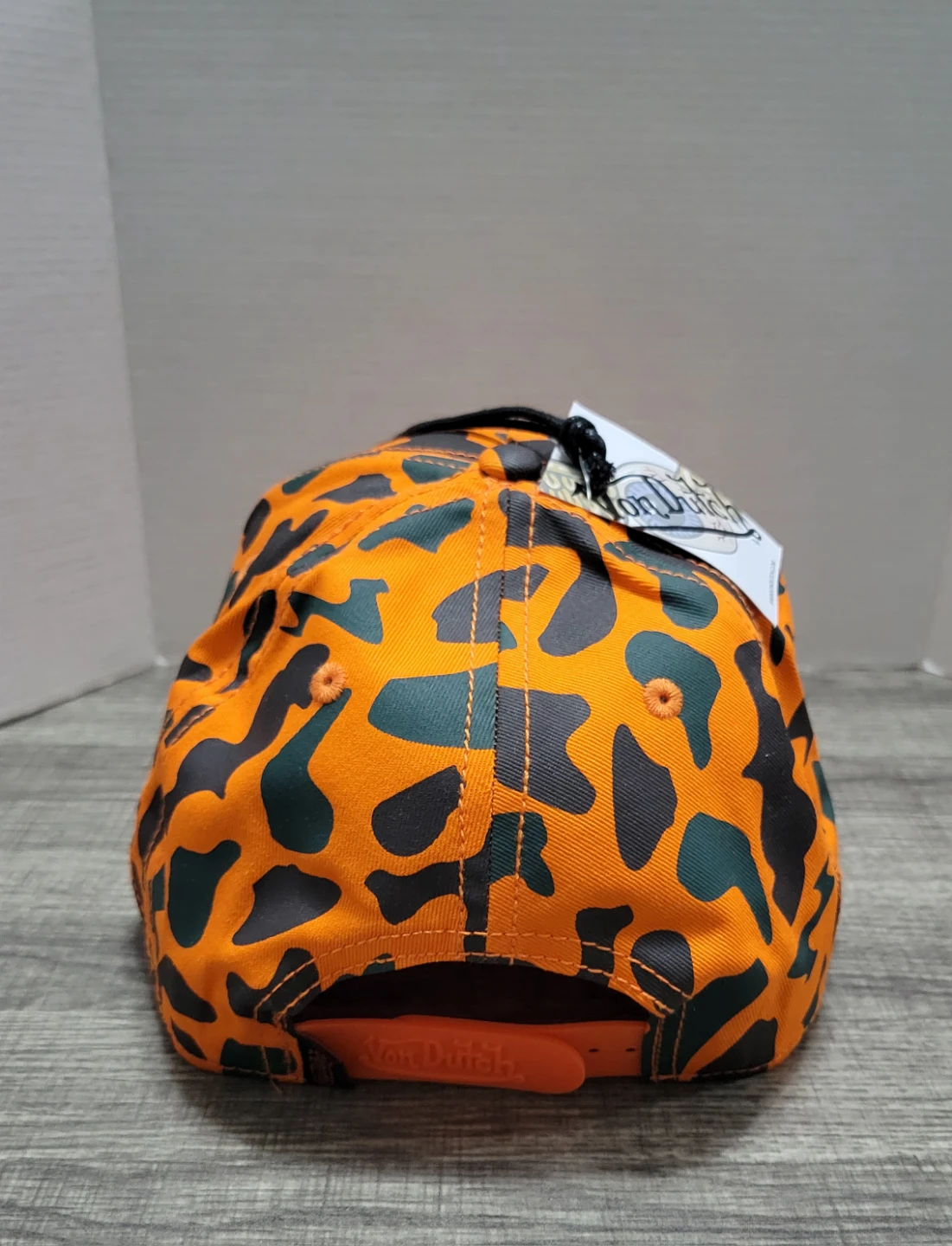 Von Dutch Camo Baseball Cap Orange - photo 4