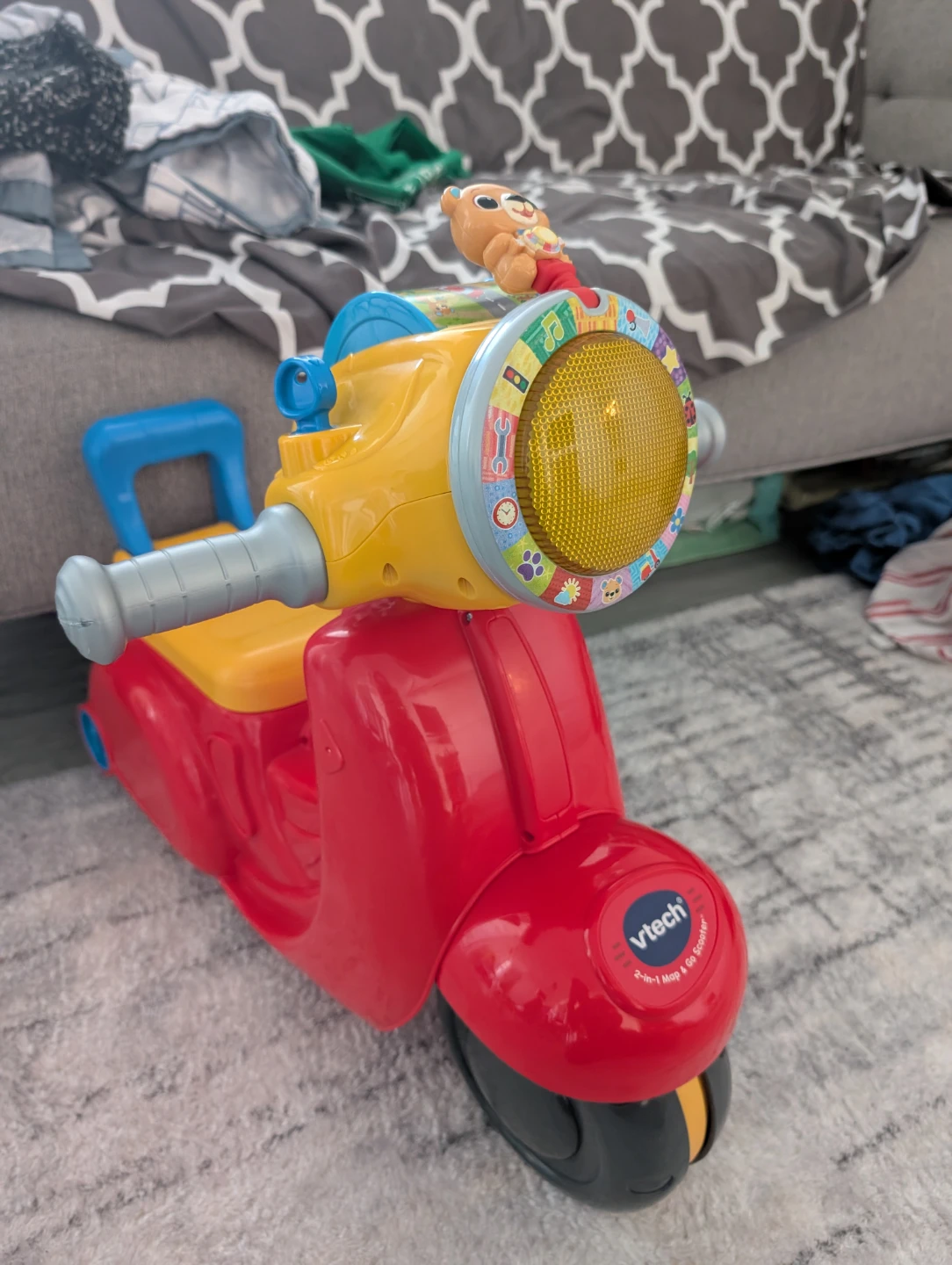 VTech 2-in-1 Map & Go Scooter Ride-On Toy - photo 2