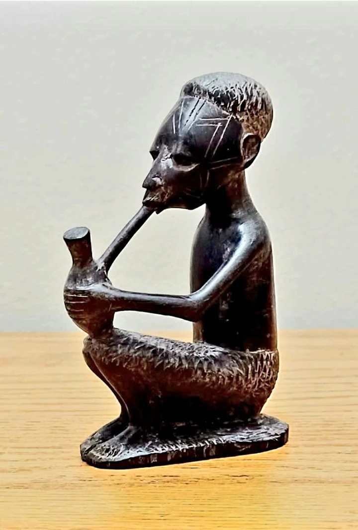 Unique Hand Carved Ebony Wood Sculpture