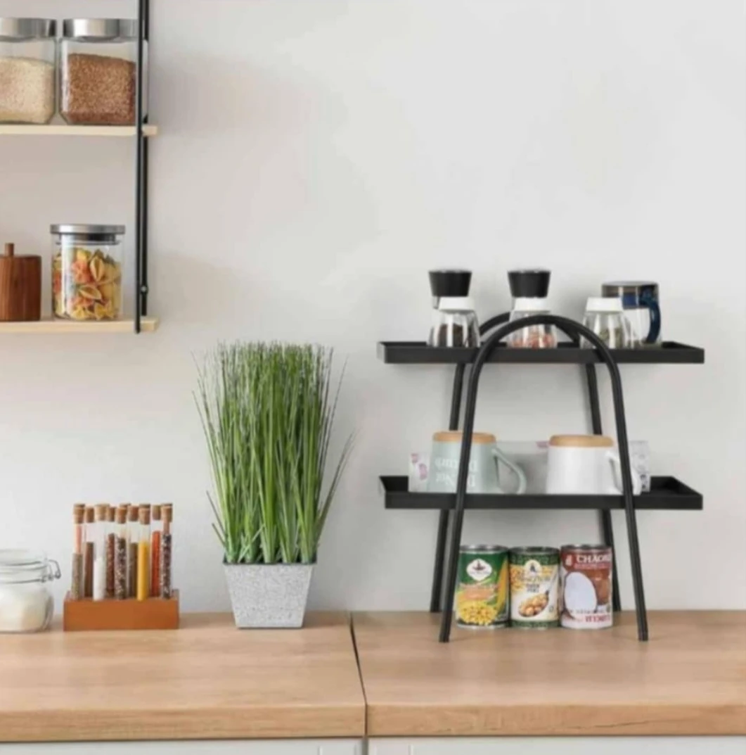 2(pack)2-tier countertop spice rack, a practical storage ... - photo 2