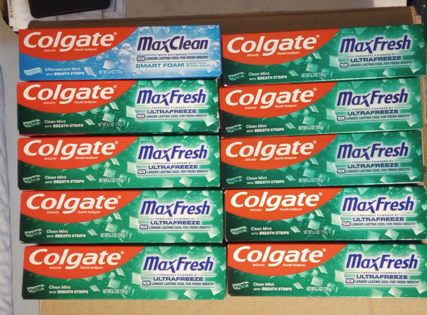 Colgate Max Fresh Toothpaste (6 oz) - 10 for $30
