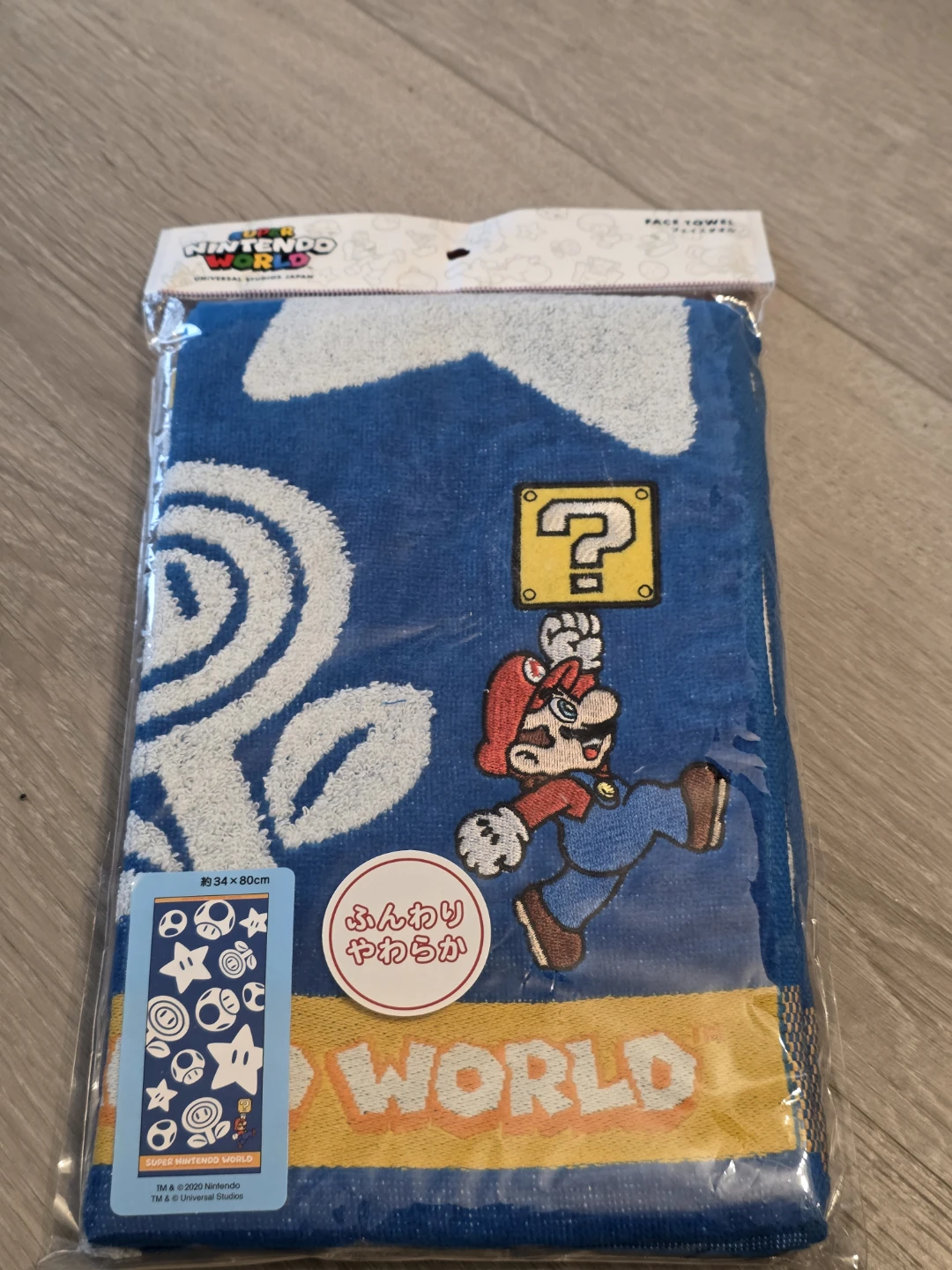 Super Nintendo World Mario Face Towel