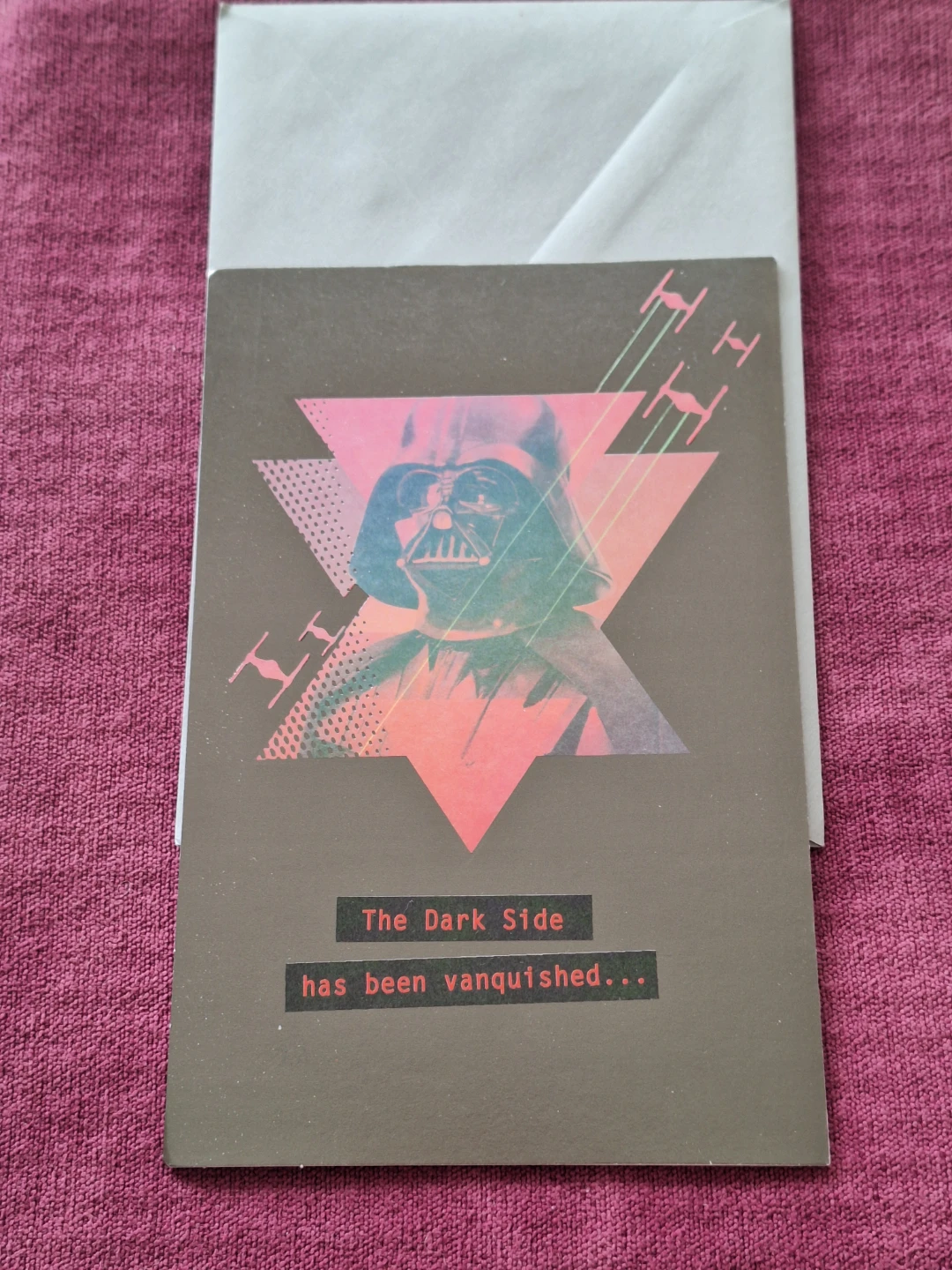 Dark Vader Birthday Card