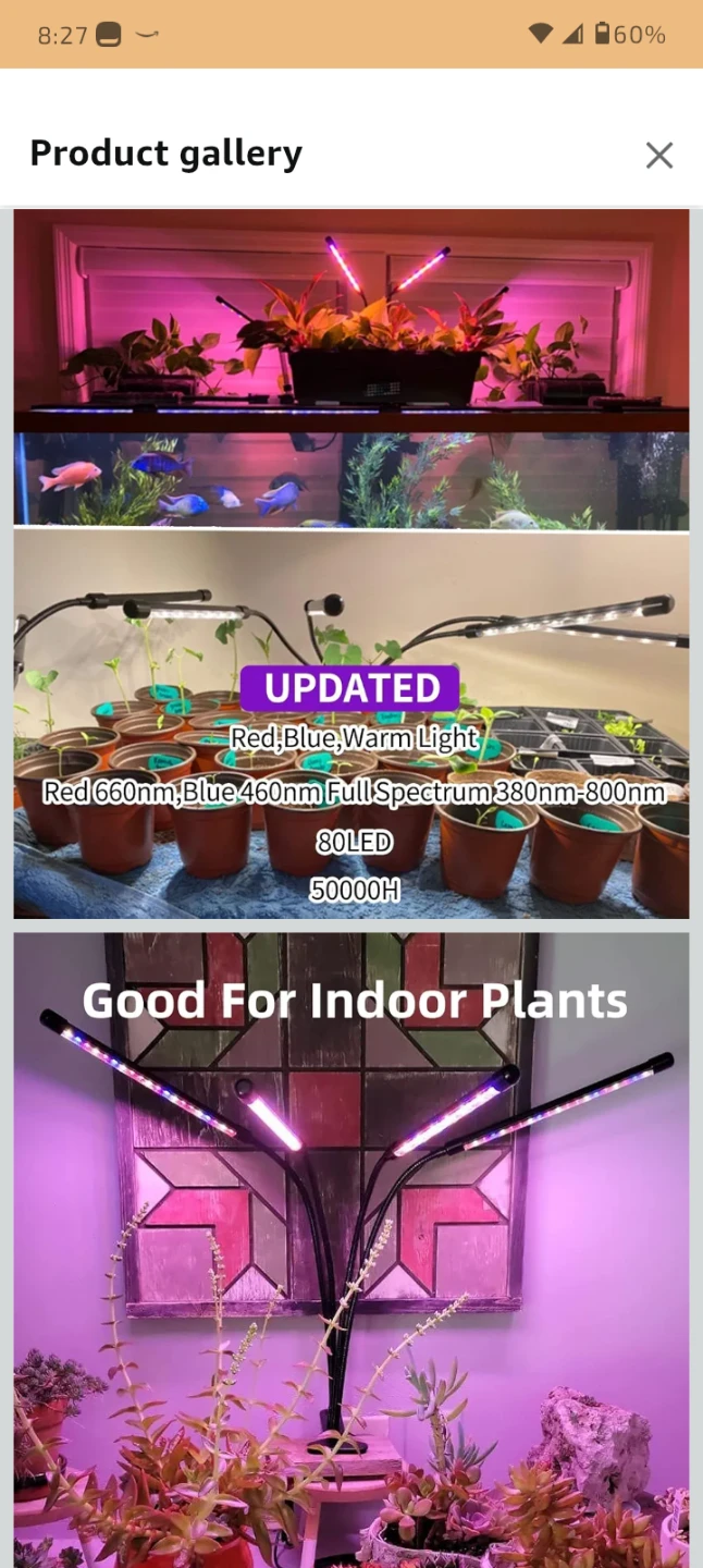 LEOTER 4-Head LED Grow Light for Indoor Plants - photo 4