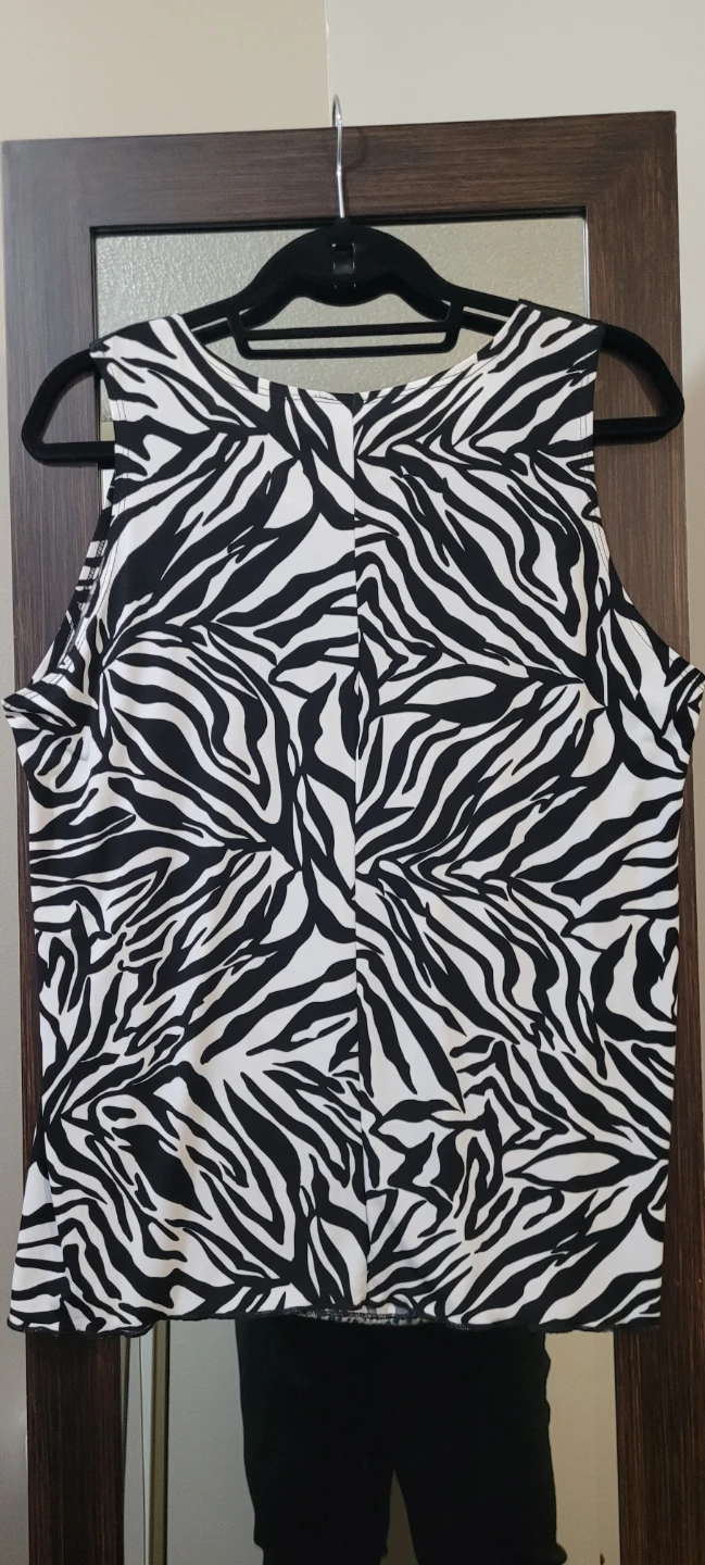 Desiris Zebra Print Sleeveless Top XL🏆 - photo 2
