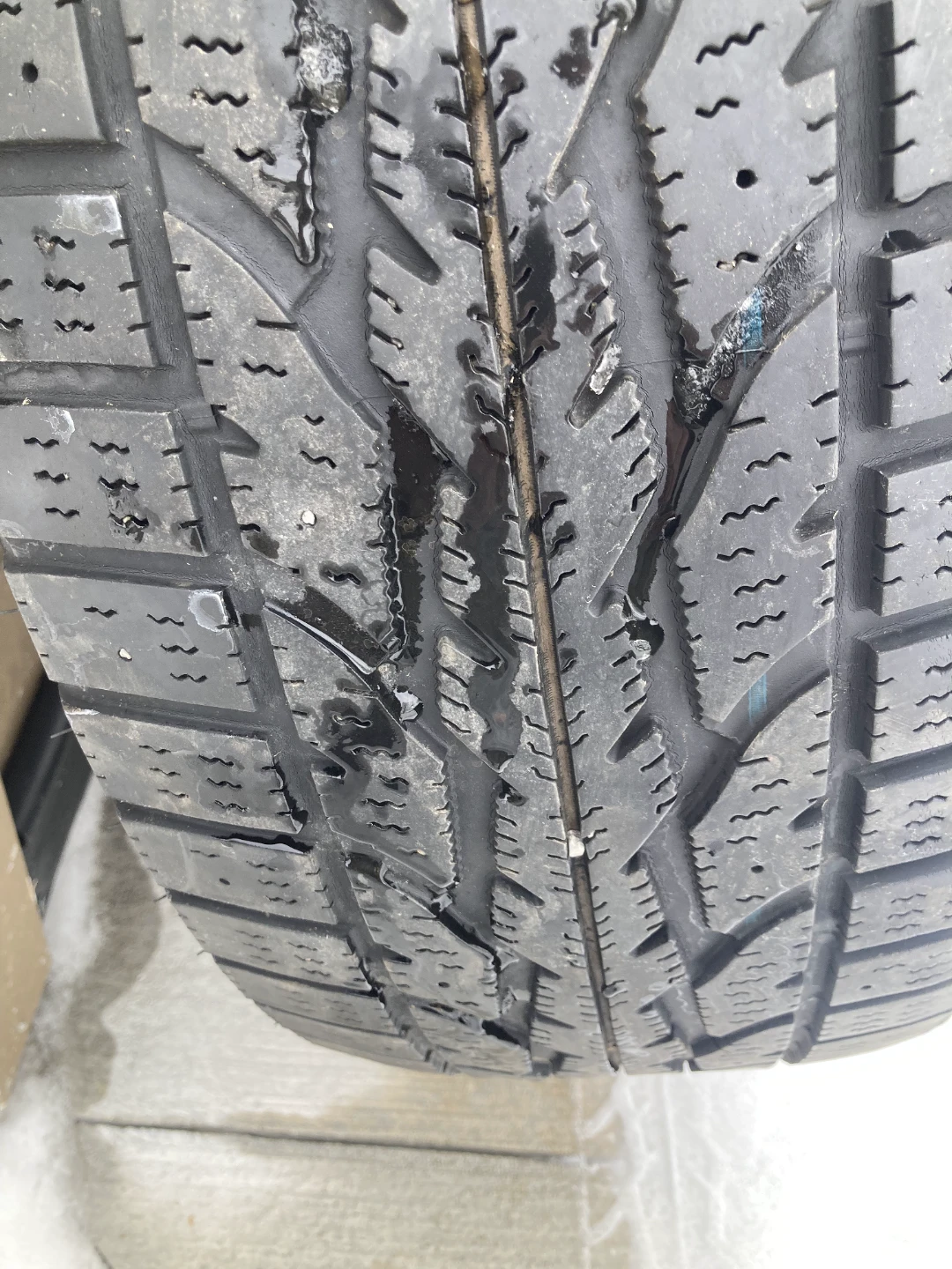 Used Winter Tire on Rim - photo 2