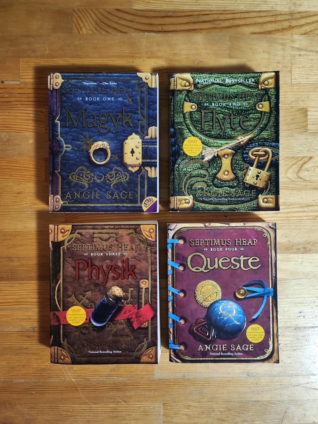 Septimus Heap fantasy novel series by Angie Sage