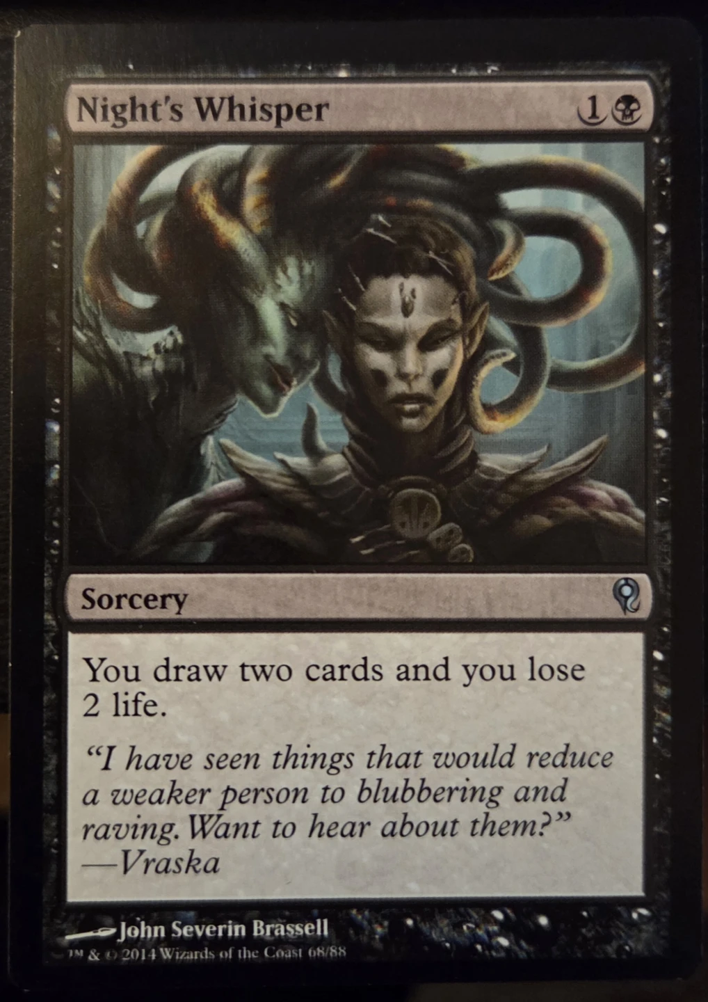 Night's Whisper Magic the Gathering Card