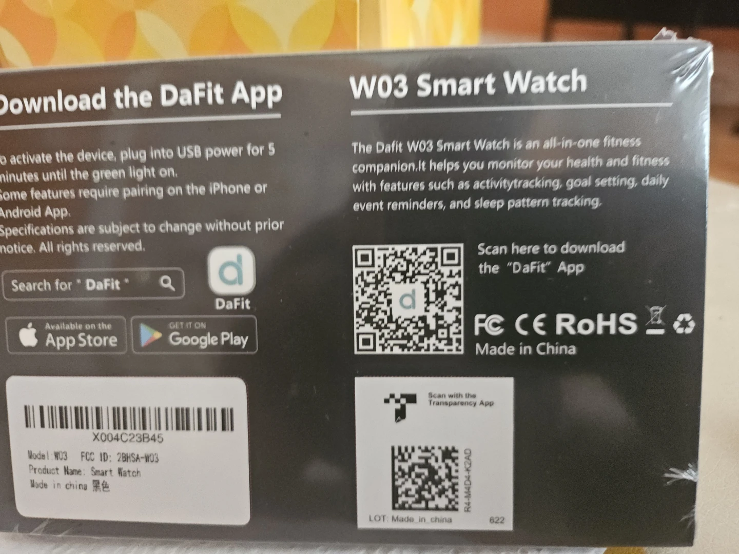 W03 Smart Watch - photo 2