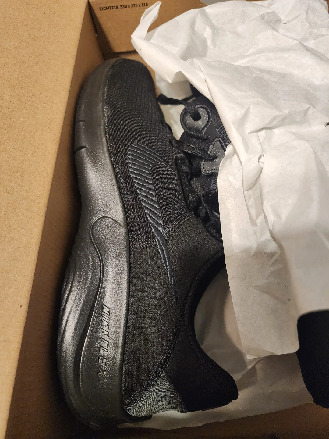 Nike Flex Experience RN 11 NN Running Shoes Black Size 10.5