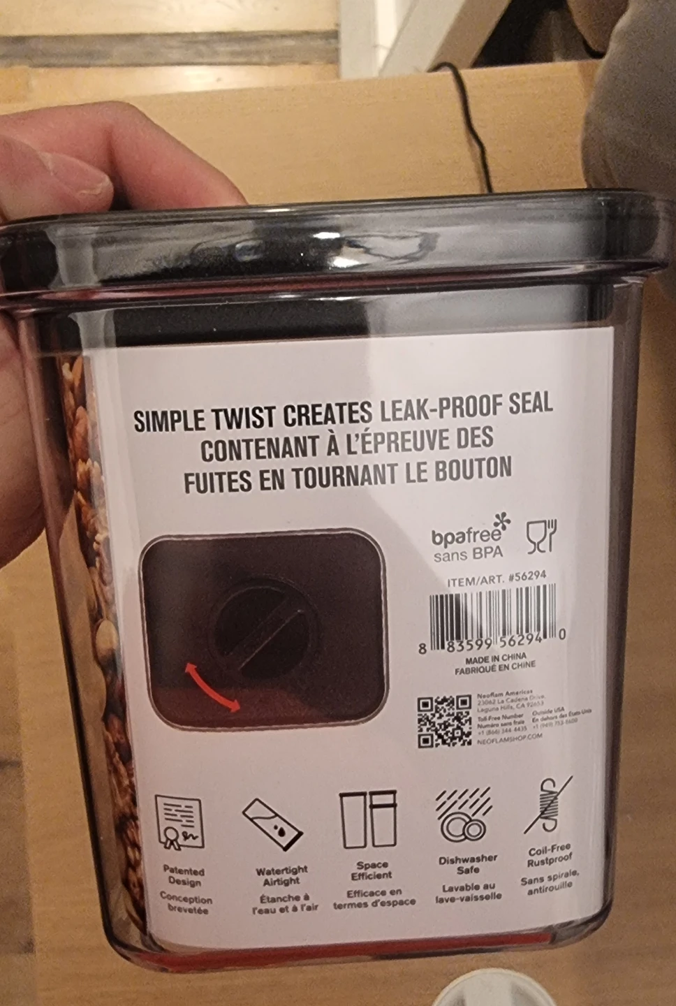 NEED TO GO!!! New - Neoflam Smart Seal Rectangular Container🏆 - photo 3