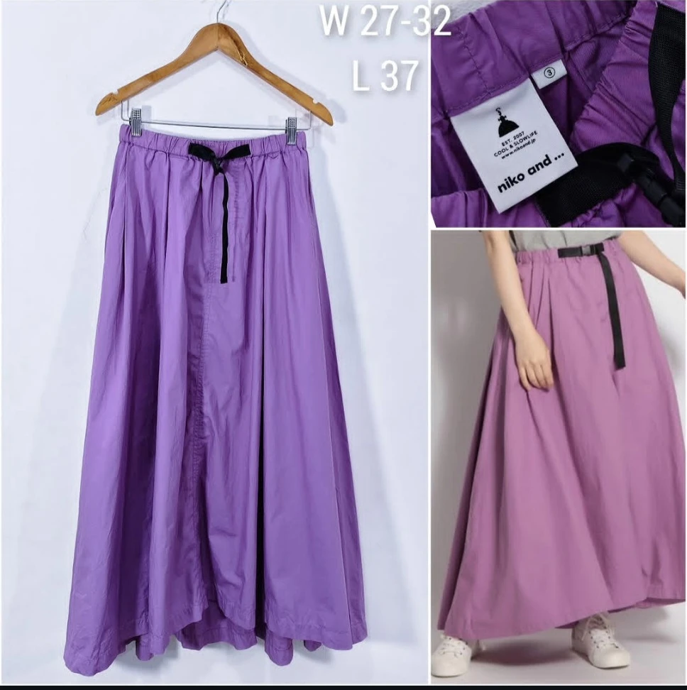 Niko and... Purple Maxi Skirt