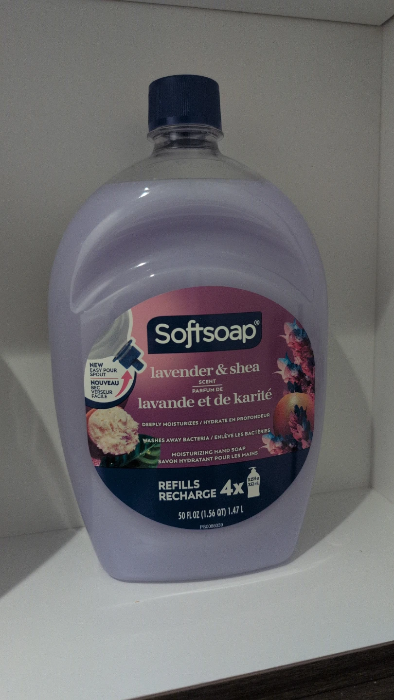 NEW Softsoap Lavender & Shea Moisturizing Hand Soap Refill