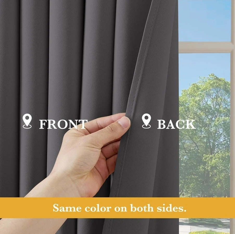 6 RYB HOME Short Blackout Curtains - photo 4