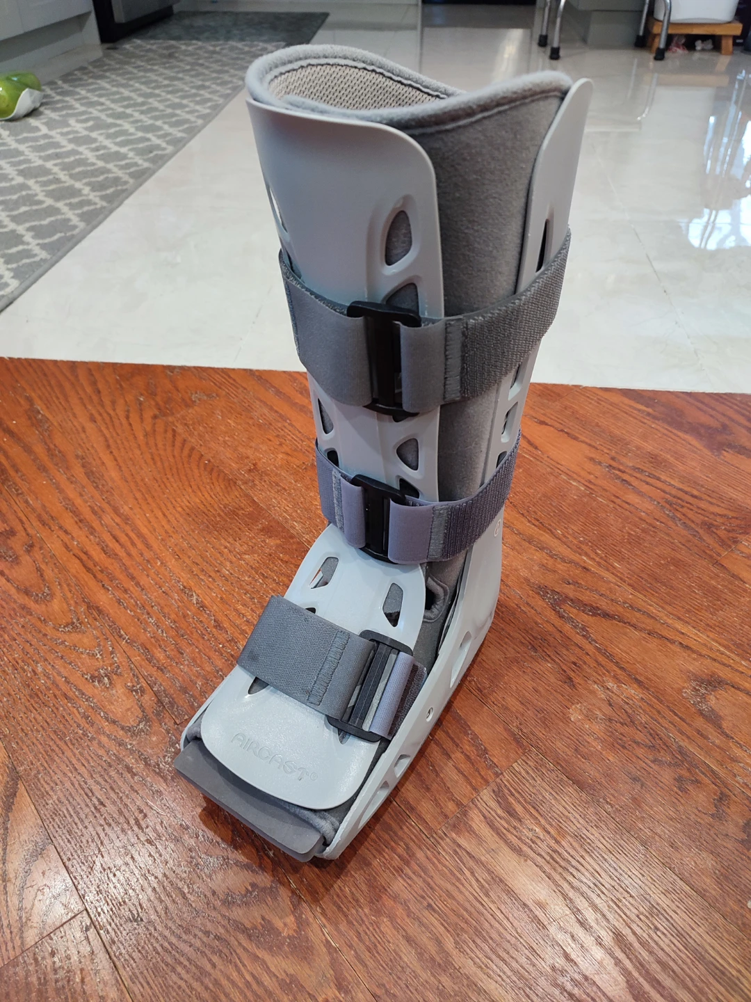 Aircast boot - left foot achilles injury