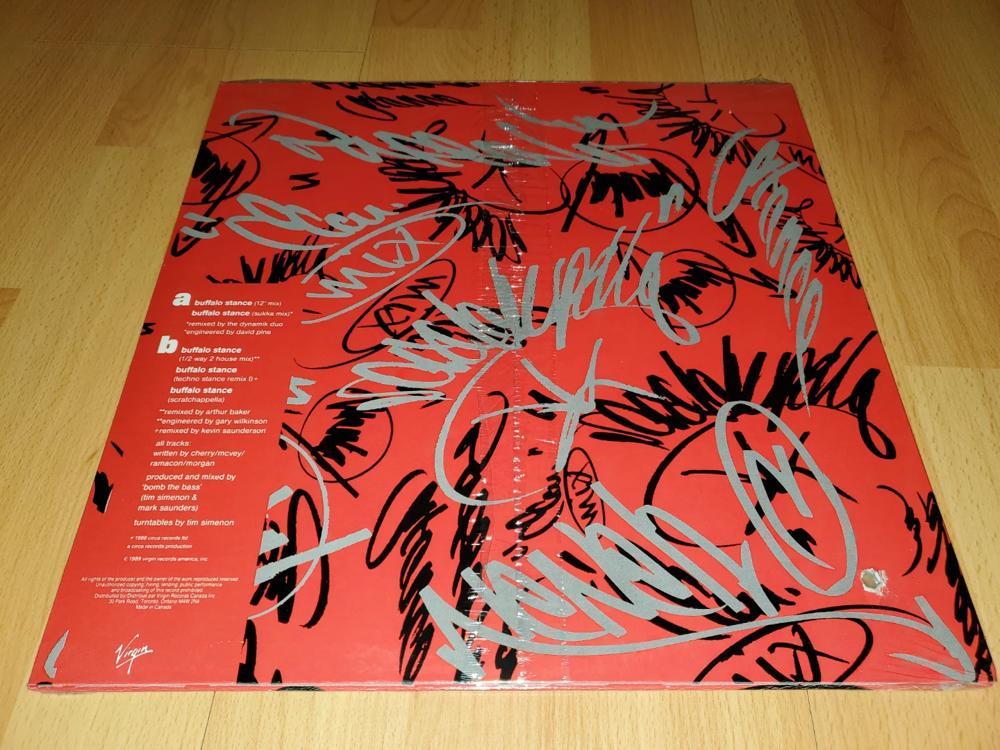 Sealed 1989 (HTF) - Neneh Cherry Buffalo Stance 12” Vinyl - photo 2