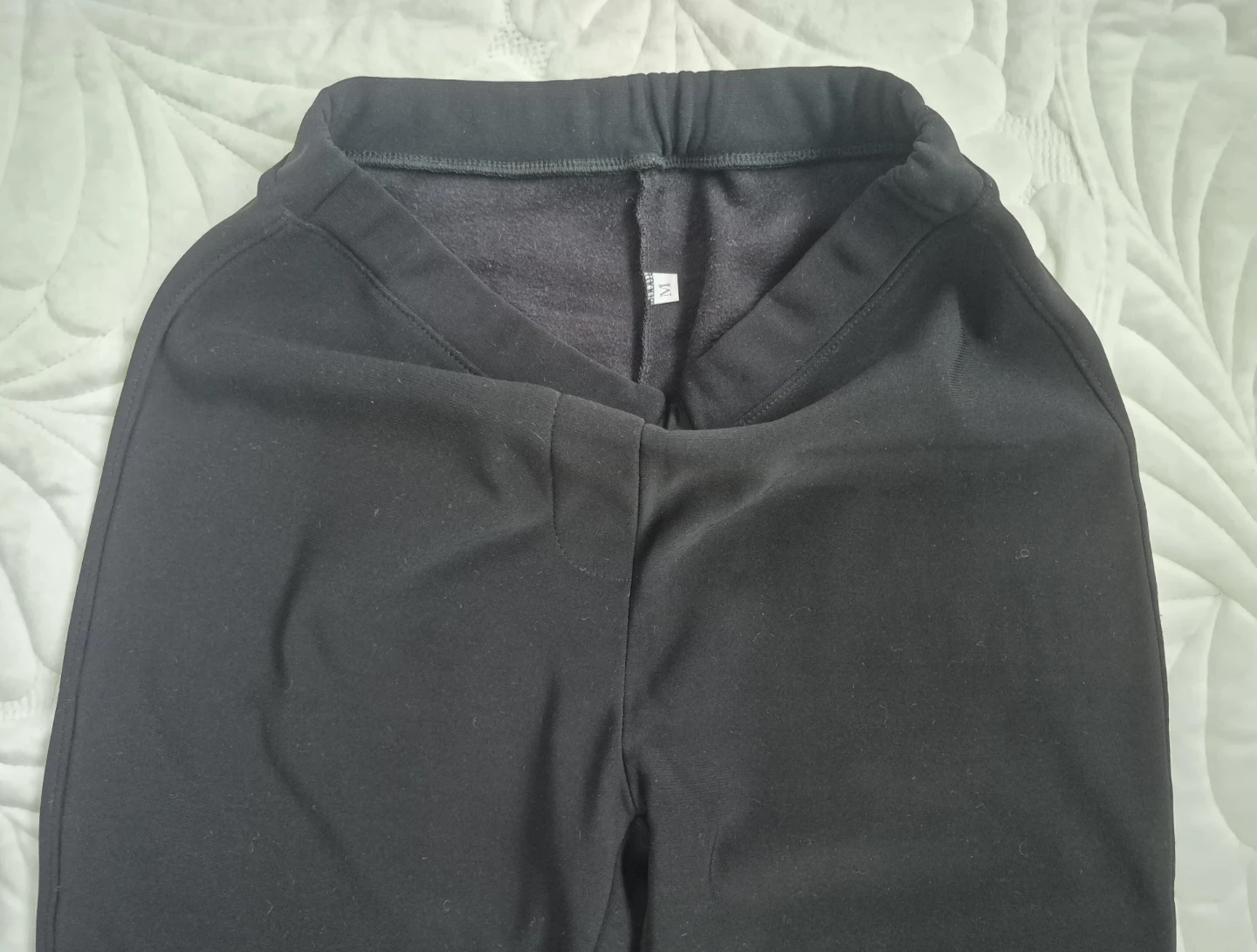 [New] Black Fleece Lined Pants Size Medium - photo 2